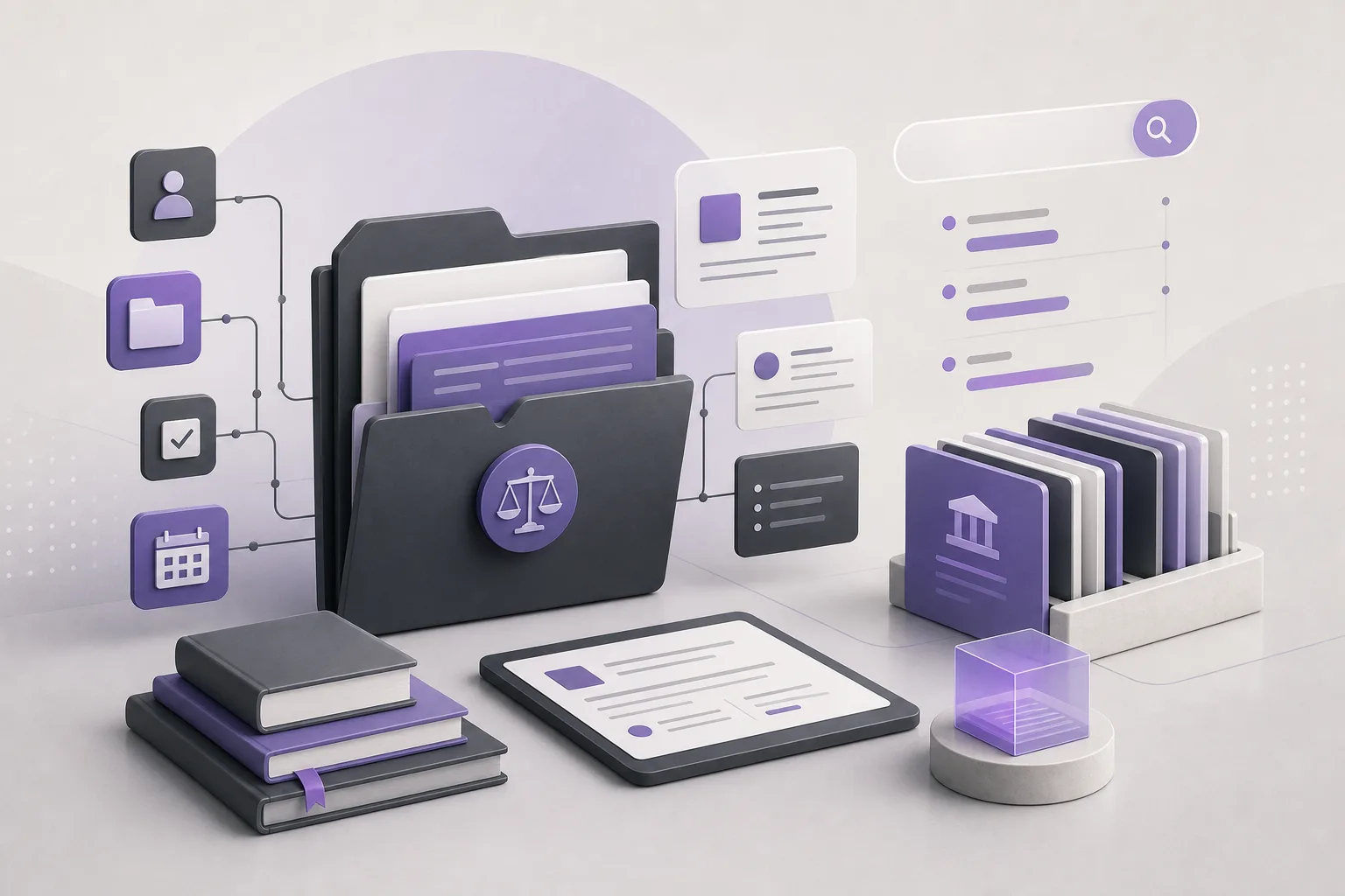OrderTech Legal للعثور على المواد القانونية ذات الصلة أثناء إعداد مذكرة الملف