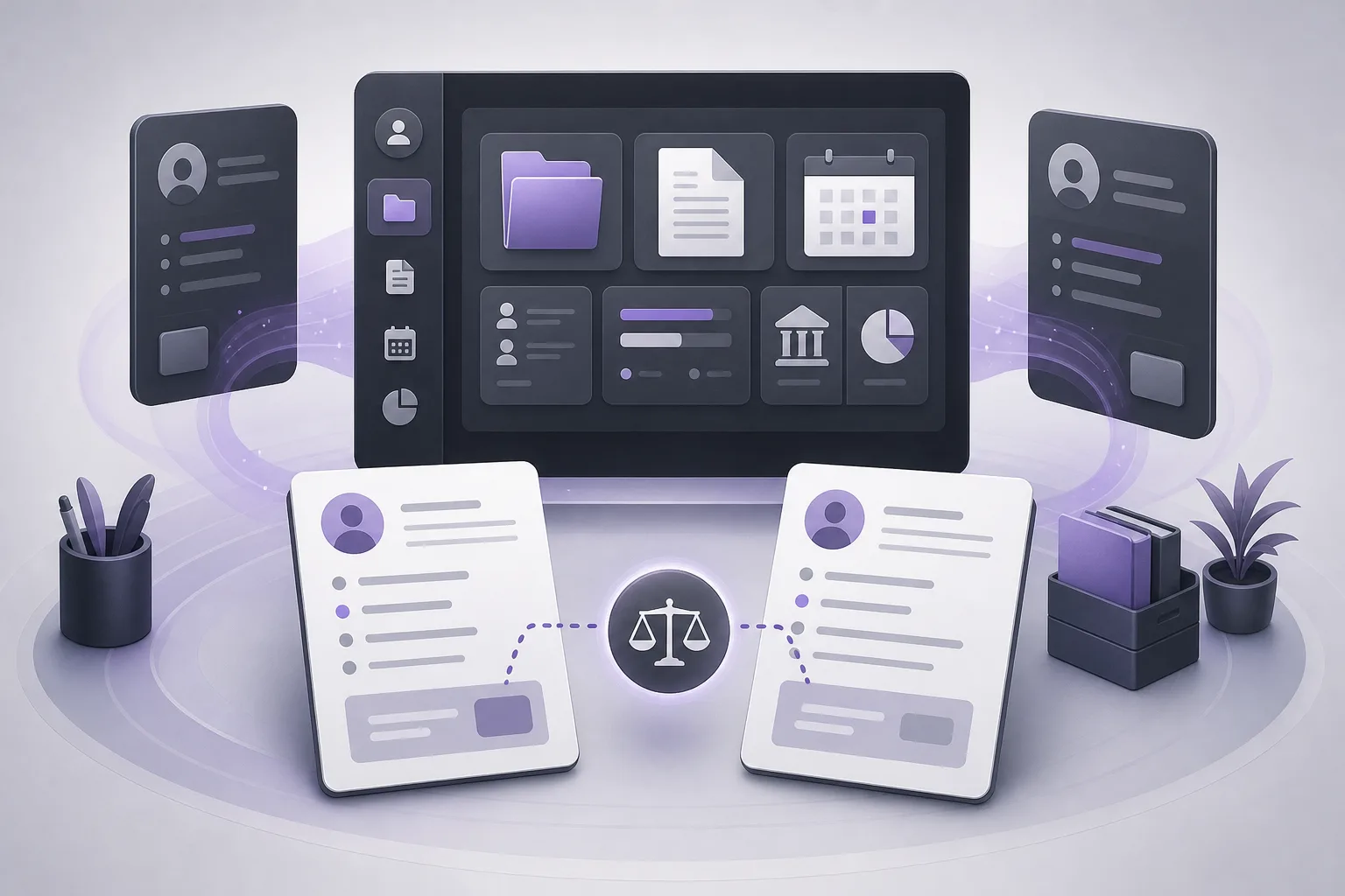 OrderTech Legal: كيف يتحقق منسق المكتب من سجل العميل وملف القضية الصحيحين قبل إسناد مراسلة جديدة؟