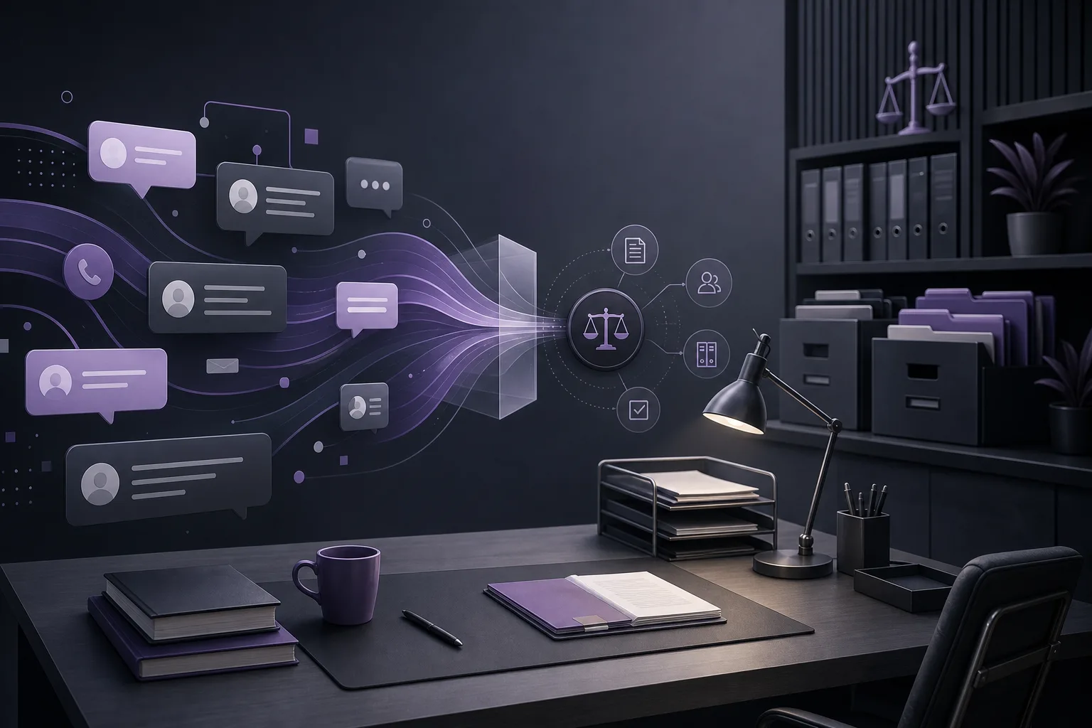 OrderTech Legal لتنسيق التدخل البشري في محادثات العملاء