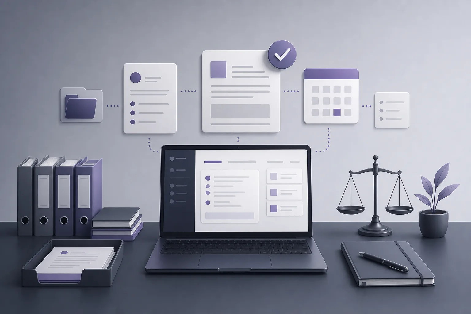 OrderTech Legal لمراجعة مسودات مساعد المكتب قبل اعتمادها