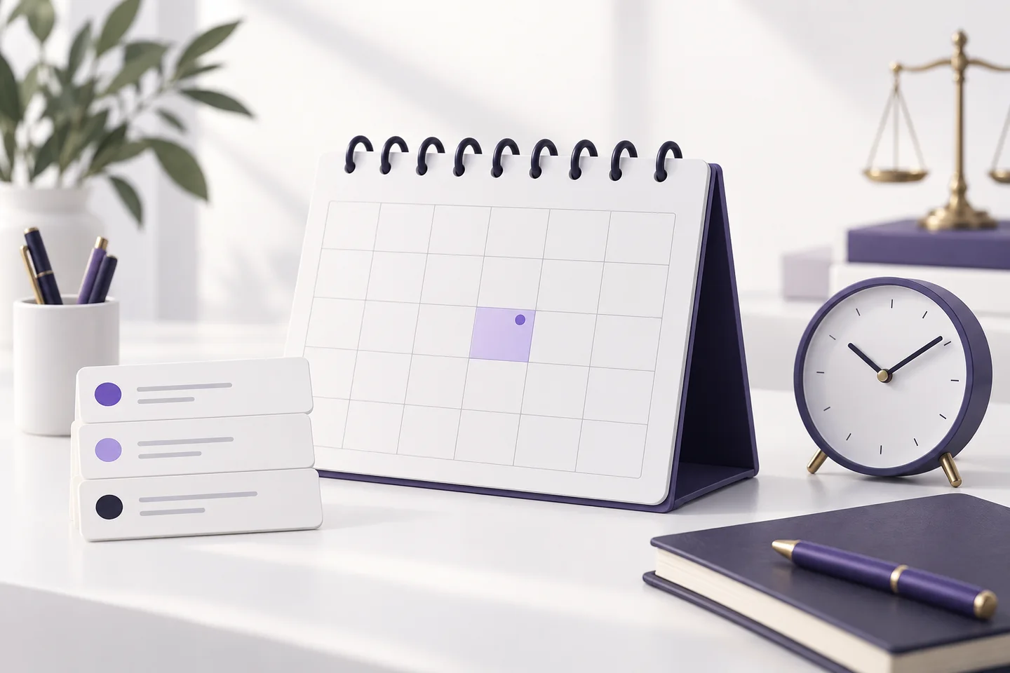 A clear daily routine for appointments and office follow-up